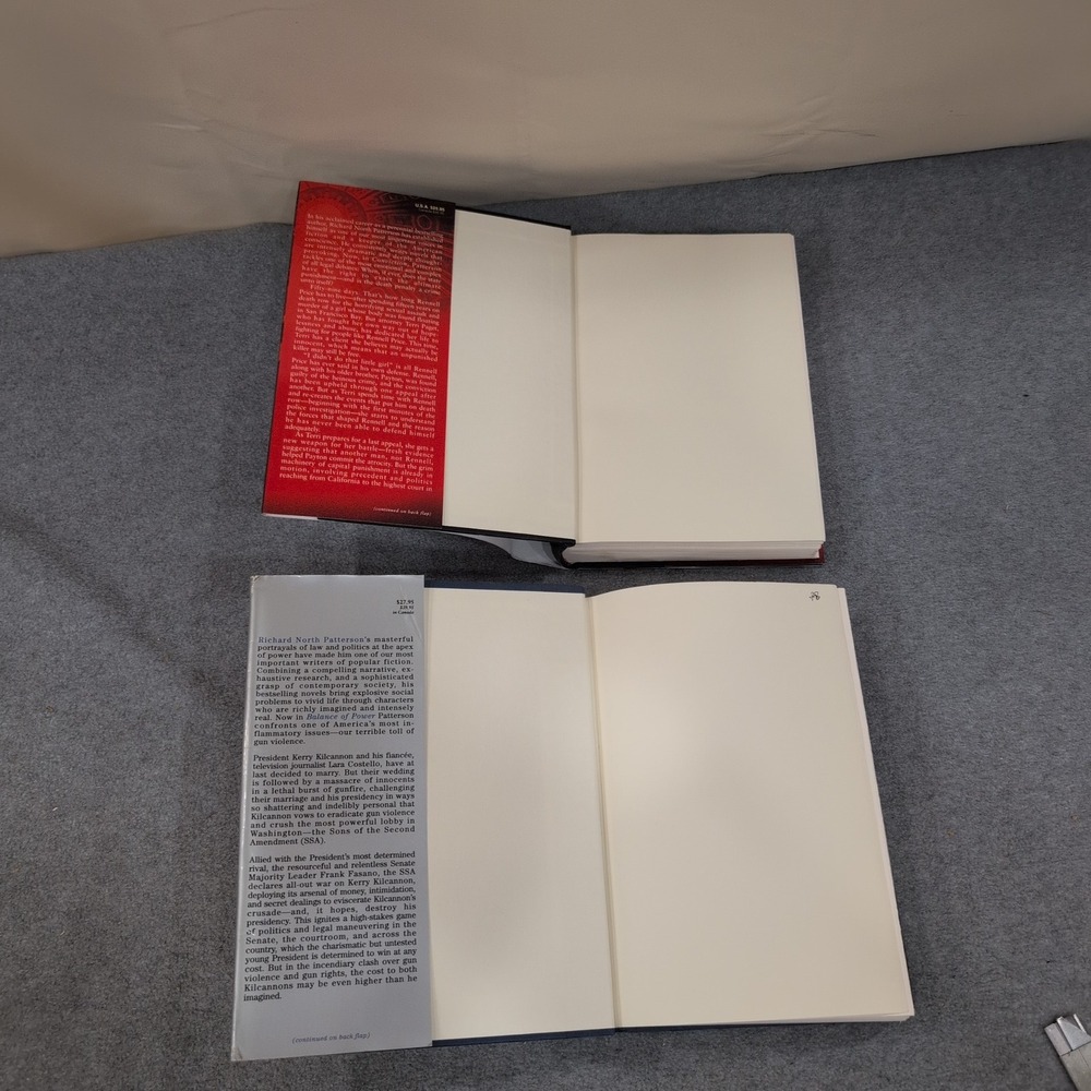 Richard North Patterson Book Set Balance of Power Conviction First Edition 2pc‎ - Picture 2 of 4